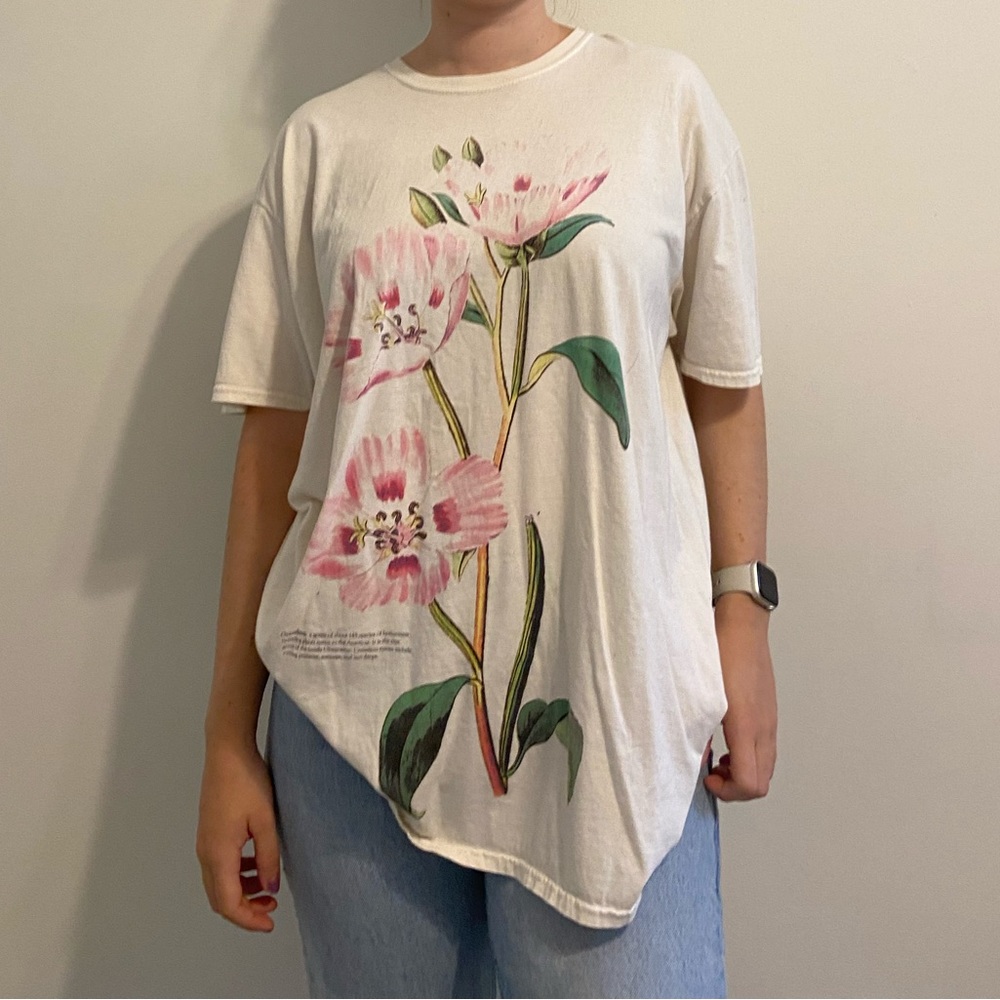 Project Social T flower shirt - one size